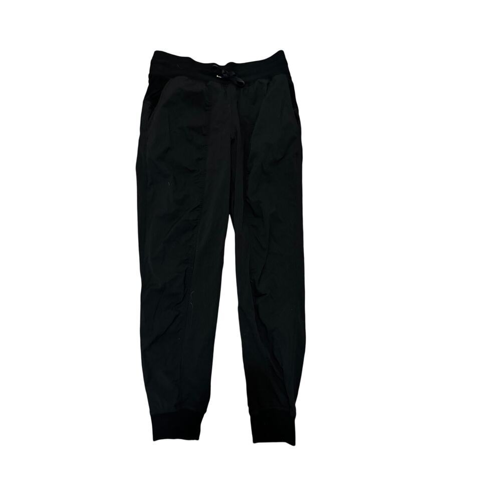 Lululemon Dance Studio Jogger Black Drawstring Athletic Pants Size 8 M - Picture 2 of 4